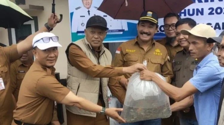 Pemprov Jambi Salurkan Benih Nila Hitam untuk Kelompok Perikanan Khayangan