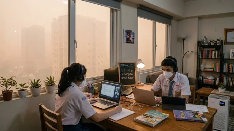 Kabut Asap Ganggu Kesehatan, Orang Tua Siswa Kerinci Minta Belajar dari Rumah