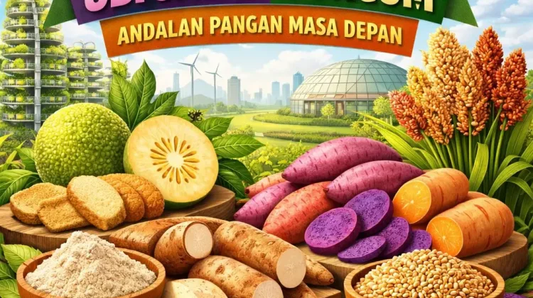 Sukun, Singkong, Ubi Jalar dan Sorgum Jadi andalan Pangan Masa Depan