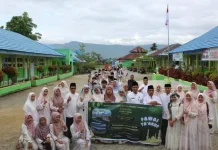 Sambut Ramadhan, MTsN 1 Kerinci Gelar Pawai