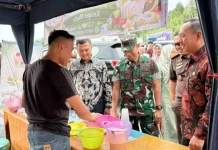 Dandim Kerinci Hadiri Pembukaan Pasar Ramadhan Bukit Tengah