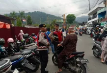 Patroli Sat Samapta Polres Kerinci Amankan Pasar Ramadhan
