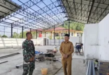 Wawako Azhar Hamzah Tinjau Pembangunan Gerai KMP