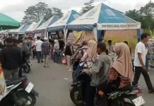 Pasar Beduk Bukit tengah Ramai Pengunjung