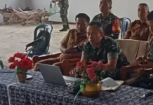 Dandim 0417/Kerinci Ikuti Vicon Evaluasi Percepatan Pembangunan KDKMP