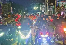 Monadi Bersama Forkopimda Patroli Amankan Malam Takbiran Kerinci