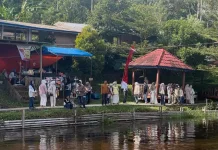 Taman Pertiwi Kerinci Diserbu Ribuan Wisatawan Lebaran