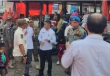 Sekda Alpian Sidak Pasar Tanjung Bajure, Pastikan Harga Sembako Stabil