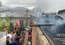 Tiga Rumah Semi Permanen di Kerinci Ludes Terbakar