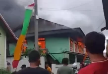 Bupati Monadi Tinjau Lokasi Kebakaran di Koto Datuk, Pastikan Penanganan Cepat