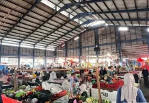 Pasar Tanjung Bajure Ditata Demi Kenyamanan Warga