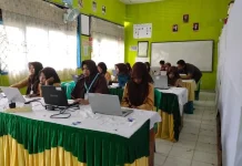 Siswa Kelas IX MTsN 2 Kota Sungai Penuh Tuntaskan Tes Akademik