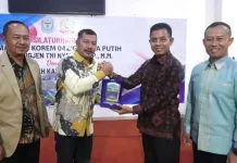 Danrem 042/Gapu Silaturahmi dengan Bupati Kerinci