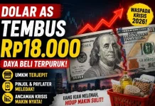 di Bawah Bayang-Bayang Dolar Rp18.000, Kelas Menengah Mulai Kehabisan Napas