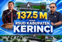 Tender RSUD Kerinci Rp137,5 Miliar Resmi Rampung