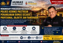 Polres Kerinci Pastikan Dumas Anggota Ditangani Profesional