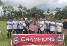 Sekda Alpian Hadiri Penutupan Turnamen Sepak Bola Kapolres Cup I U-40 Tahun 2026