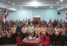 Bupati Merangin Lepas Kontingen Pramuka ke Jamda Jambi