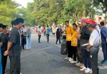Bupati Merangin Lepas Tim Basket ke Minangkabau Cup