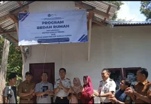 Owner RS Melati dan Karutan Sungai Penuh resmikan Bedah Rumah hasil Kerjasama