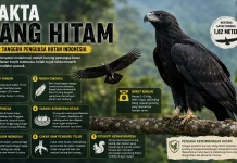 7 Fakta Elang Hitam, Predator Puncak yang Menjaga Hutan Indonesia