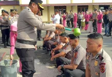 67 Personel Polres Kerinci Naik Pangkat jelang Hari Bhayangkara