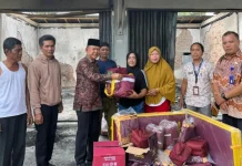 Wabup Merangin Tinjau Bengkel Terbakar, Pastikan Korban Dapat Bantuan