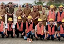 Cetak SDM Konstruksi Profesional,Wabup Murison Serahkan Sertifikat Kompetensi