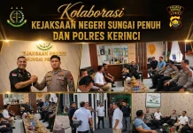 Polres Kerinci Perkuat Sinergi Penegakan Hukum Bersama Kejaksaan Negeri