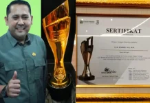 Bupati Merangin H. M. Syukur Sabet Pemred Award dan Pena Emas 2026