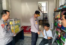 Lima Tahun Jualan Keliling, Eki Kini Punya Toko Berkat Kepedulian Polres Kerinci