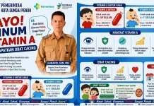Dinkes Sungai Penuh Ajak Orang Tua Manfaatkan Layana Pemberian Vitamin A