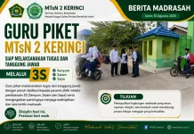MTsN 2 Kerinci Dorong Kedisiplinan Peserta Didik