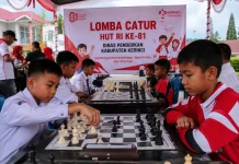 Kemeriahan HUT RI ke-81 di Kerinci, Siswa Adu Strategi dan Ketangkasan