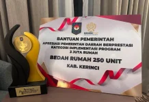 Kerinci Masuk Dua Besar Program 3 Juta Rumah, Dapat 250 Unit Bedah Rumah
