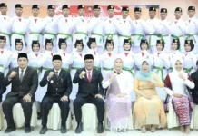 Ketua DPRD Hutri Randa Hadiri Pengukuhan Paskibraka Kota Sungai Penuh 2026
