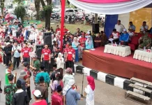 Pawai Akbar HUT ke-81 RI di Merangin, 10 Ribu Pelajar Pamer Atraksi