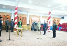 Wabup Khafidh Lantik Tiga Pejabat Eselon II, Disiplin Jadi Pesan Utama