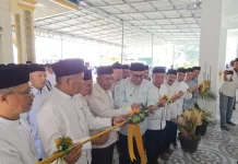 Wako Alfin Resmikan Fasilitas Tempat Wudhu Masjid Raya