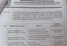 Razia Pajak Kendaraan Digelar Tiga Hari di Kerinci