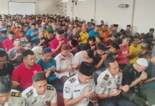 Warga Binaan Rutan Sungai Penuh Gelar Salat Tolak Bala