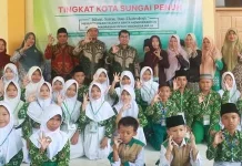 Kakan Kemenag Sungai Penuh Beri Semangat Peserta OMI