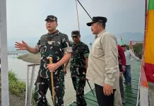 Pangdam Tinjau Jembatan Koto Datuk, Akses menuju persawahan Kini Lebih Mudah
