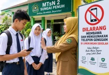 MTsN 2 Sungai Penuh Larang Siswa Bawa dan Gunakan Telepon Genggam di Sekolah