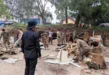 Pemkab Merangin Bongkar Kios PKL di Dua Lokasi,Pedagang Disiapkan Relokasi