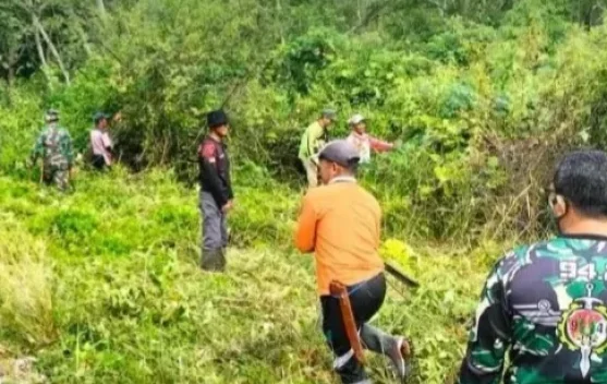 Kodim 0417 Kerinci Gotong Royong Siapkan Lahan KDKMP