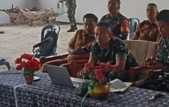 Dandim 0417/Kerinci Ikuti Vicon Evaluasi Percepatan Pembangunan KDKMP