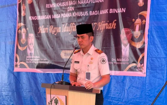 Rutan Sungai Penuh Berikan Remisi Lebaran 128 Napi