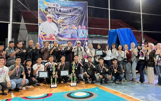 Turnamen Bola Voli Wali Kota Cup 2026, TIM Siulak Deras Mudik Kembali Sabet Juara