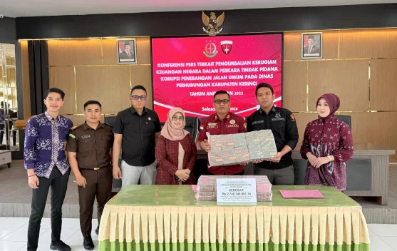 Kejari Sungai Penuh Pulihkan Rp2,74 Miliar Negara